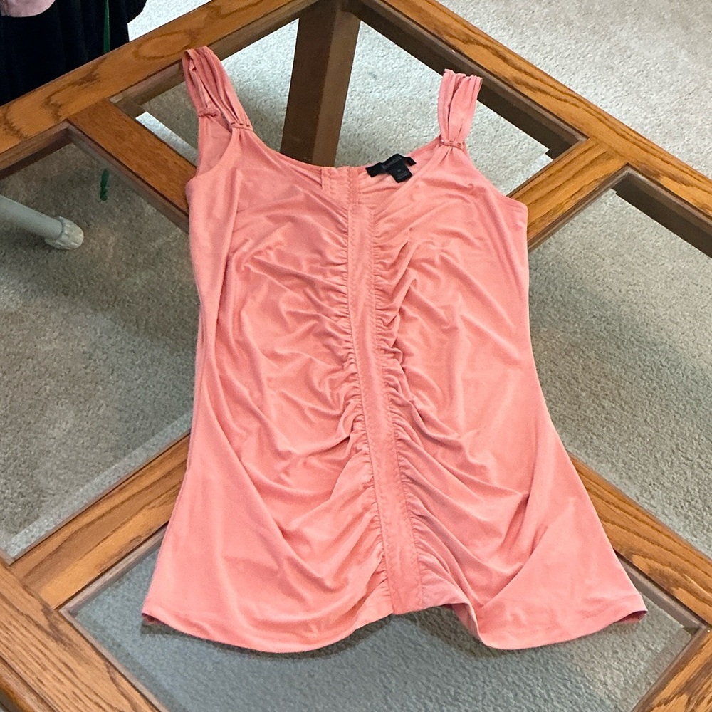 Express Pink Ruched Camisole Top - Picture 6 of 8